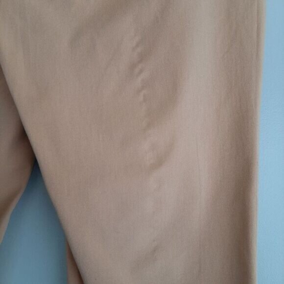 COLDWATER CREEK / Natural Fit Bootcut Leg Pants Tan Cotton Blend Sz 10 Flawed - Picture 9 of 15